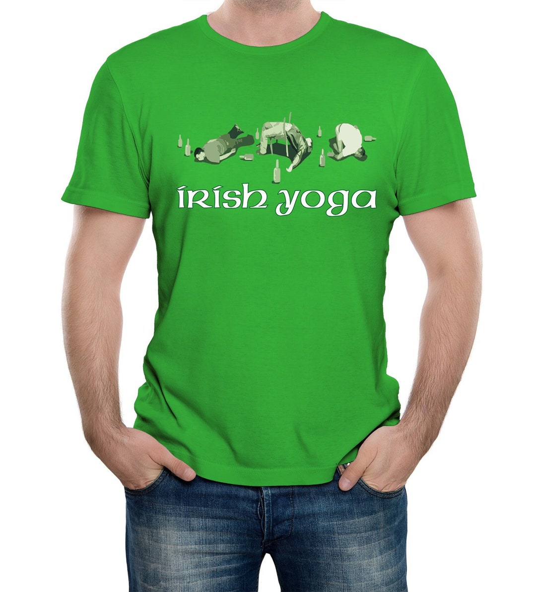 T-shirt Celtic Clan Guinness Saint Patrick - Noir, Coton, Manches Courtes - Neuf Avec étiquettes, Origine Chine