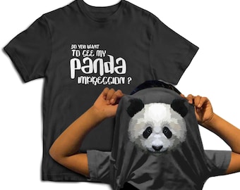 Do You Want To See My Panda Impression? Kids Flip T-Shirt Fancy Dress