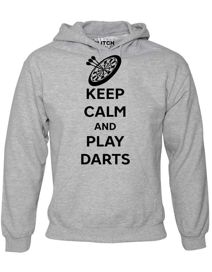 Image of Men's Keep Calm & Play Darts Hoodie