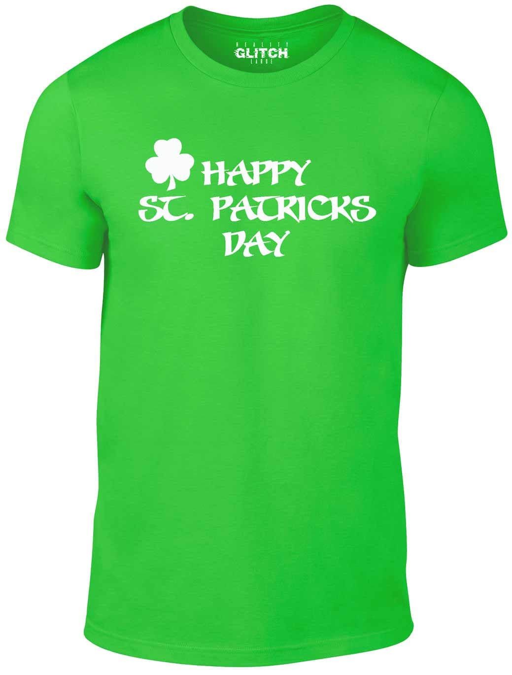 Image of Reality Glitch Men's Happy St. Patrick's Day T-Shirt