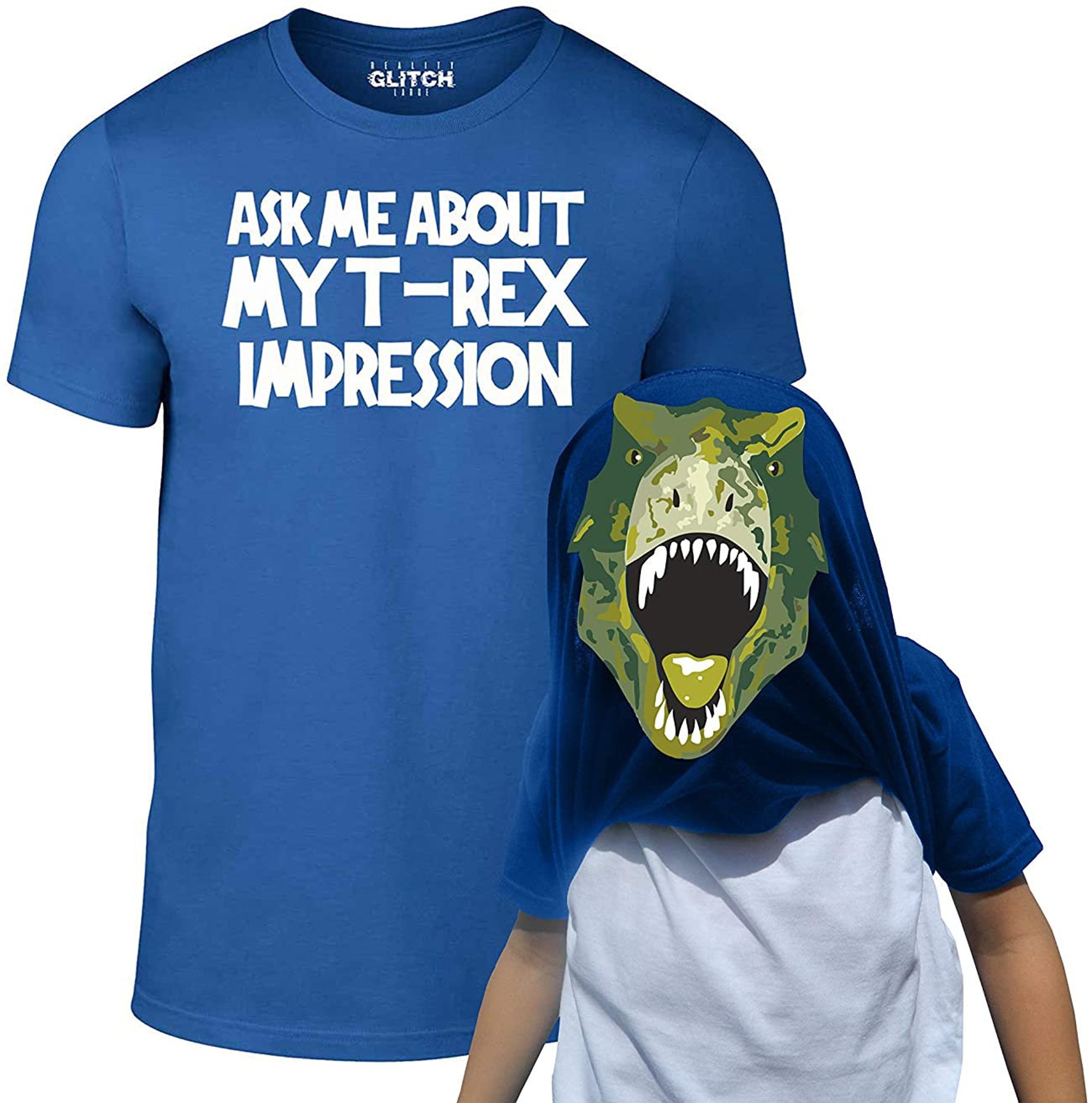 Discover Reality Glitch Kids Ask Me About My T-Rex Flip T-shirt