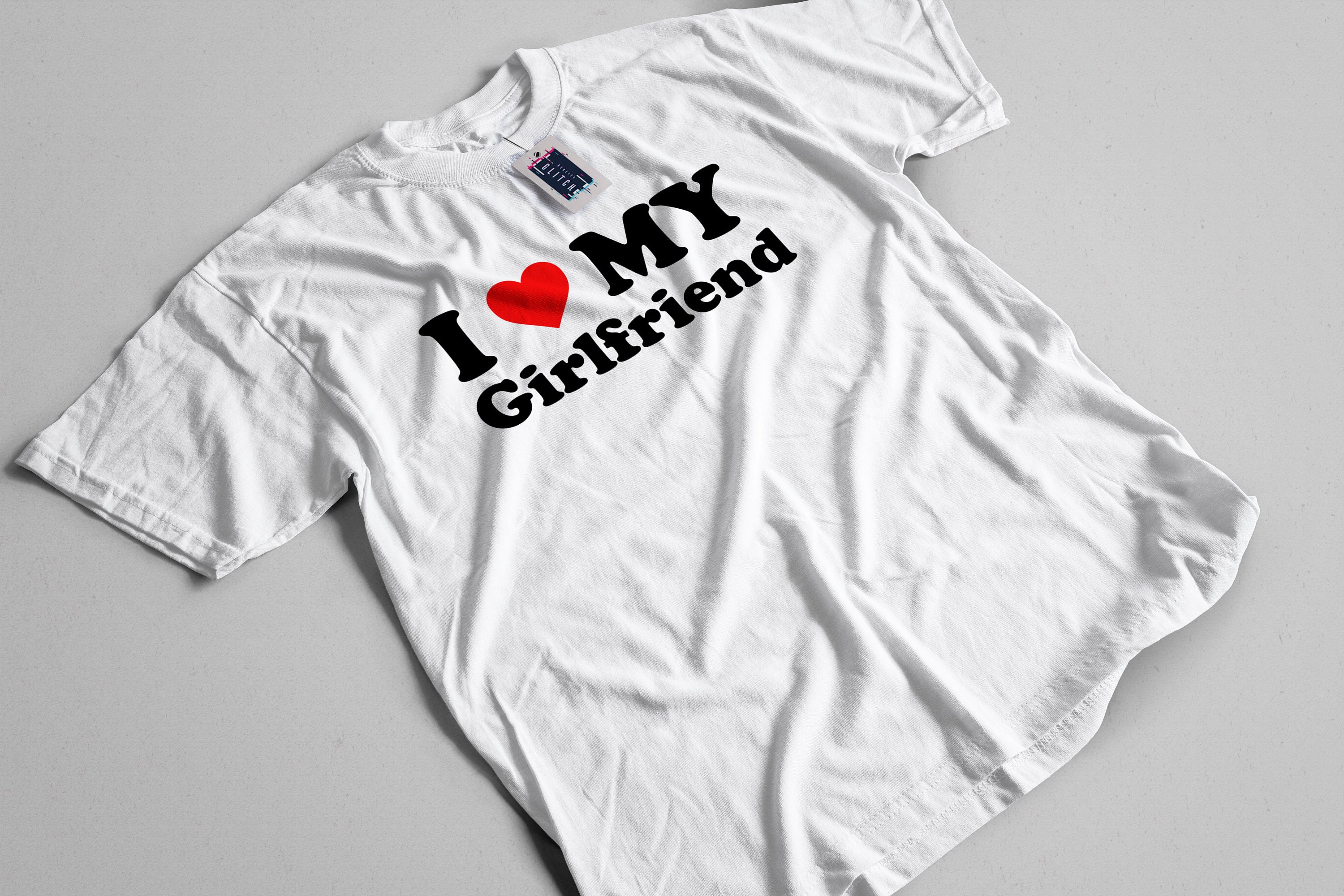 Mens I Love My Girlfriend T-shirt Gift Joke Birthday - Etsy UK