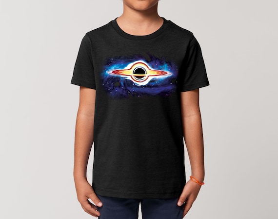 PRANK PROJECT Astronomy Game Shirt 本田翼 Reality Glitch Kids Black Hole T-shirt – Event Horizon Space