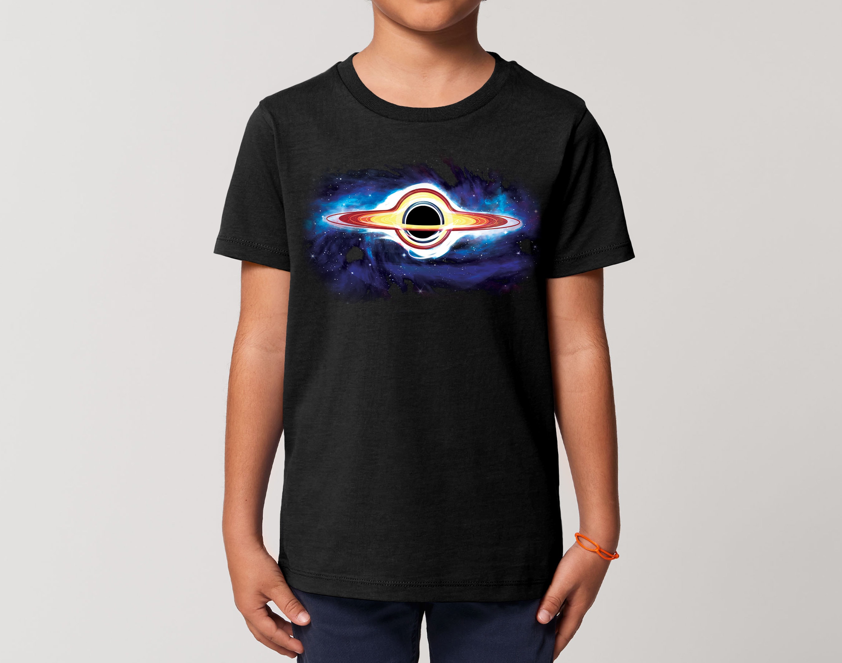 Reality Glitch Kids Black Hole T-shirt – Event Horizon Space
