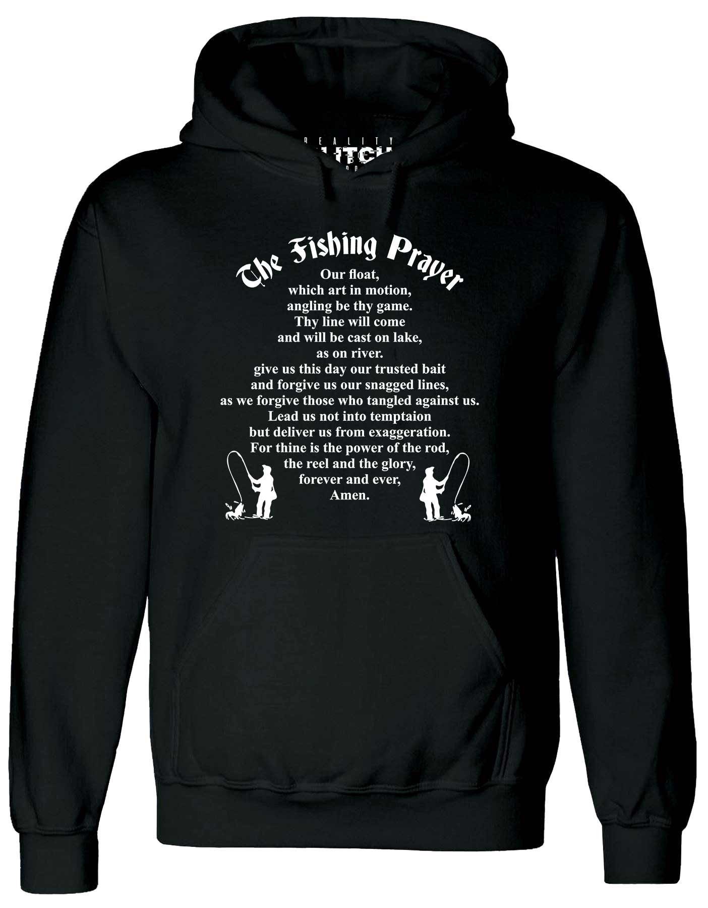 Image of Men's Fisherman's Prayer Hoodie Fishing Fly