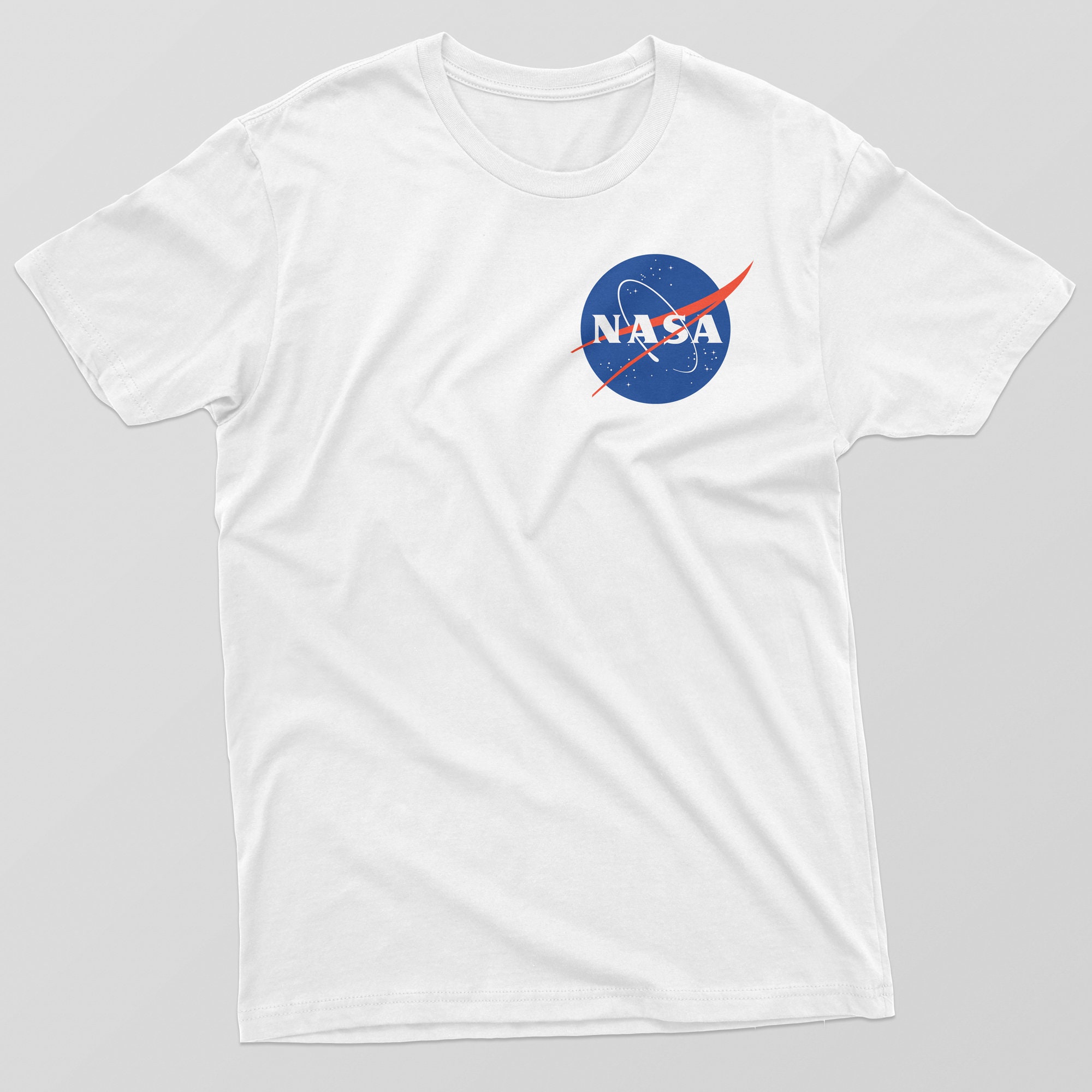 Agency Galaxy Nasa Chest Space Houston Logo Spaceship Travel T-shirt Mens - Etsy Astronaut Left