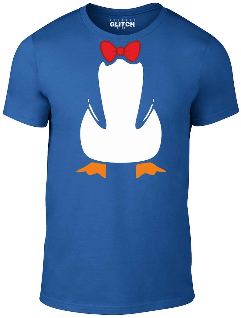 Reality Glitch Men's Penguin Suit T-Shirt image 2