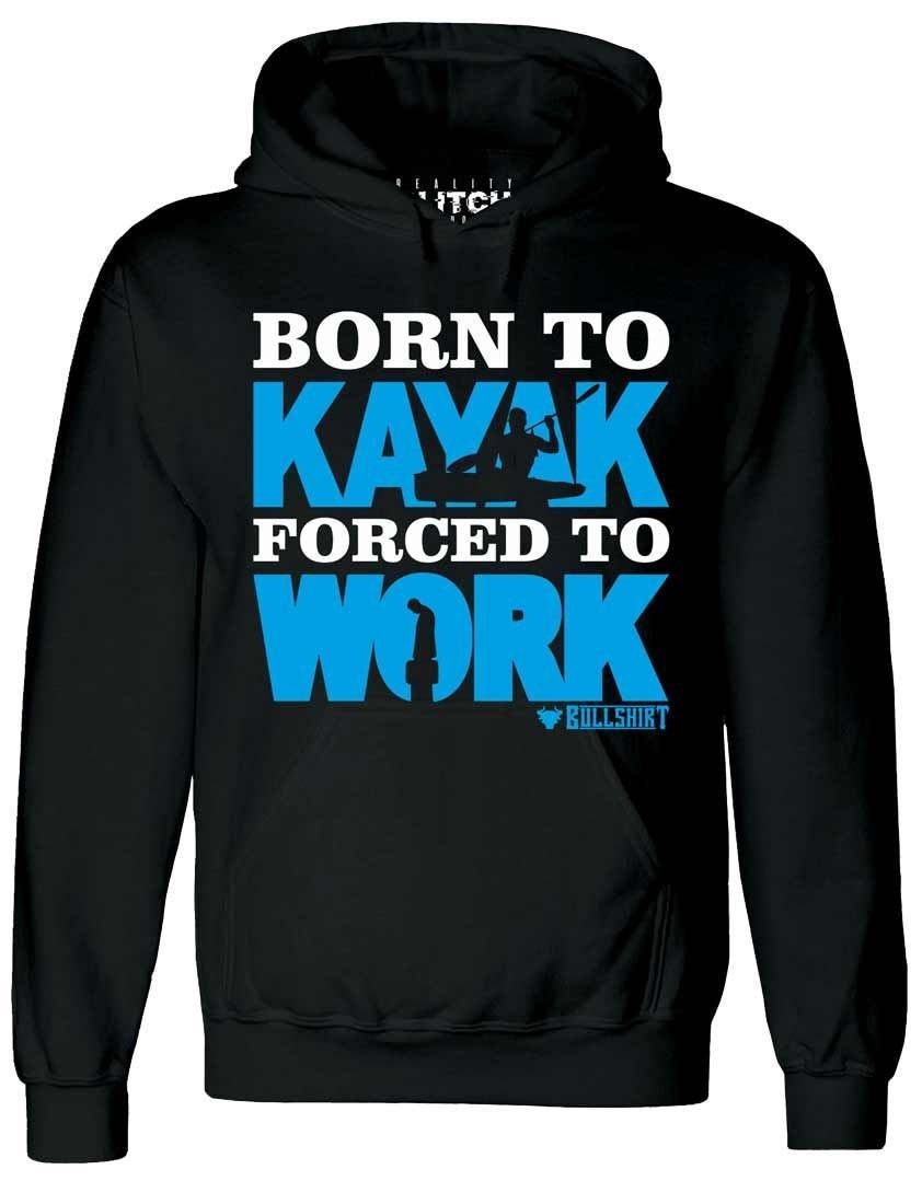 Sweat à Capuche Cadeau Kayak | Design Pagaie Et Rapides | Cadeau Pour Passionnés De Sports Nautiques, Pêche, Camping