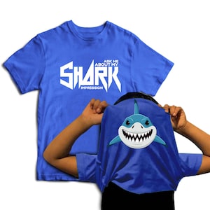 Ask Me About My Shark Impression Kids Flip T-Shirt