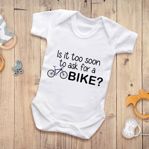 Reality Glitch Is It Too Soon To Ask For A Bike Short Sleeve Babygrow