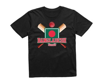 Kids Bangladesh Cricket Supporter Flag T-Shirt World Cup Twenty Test Match