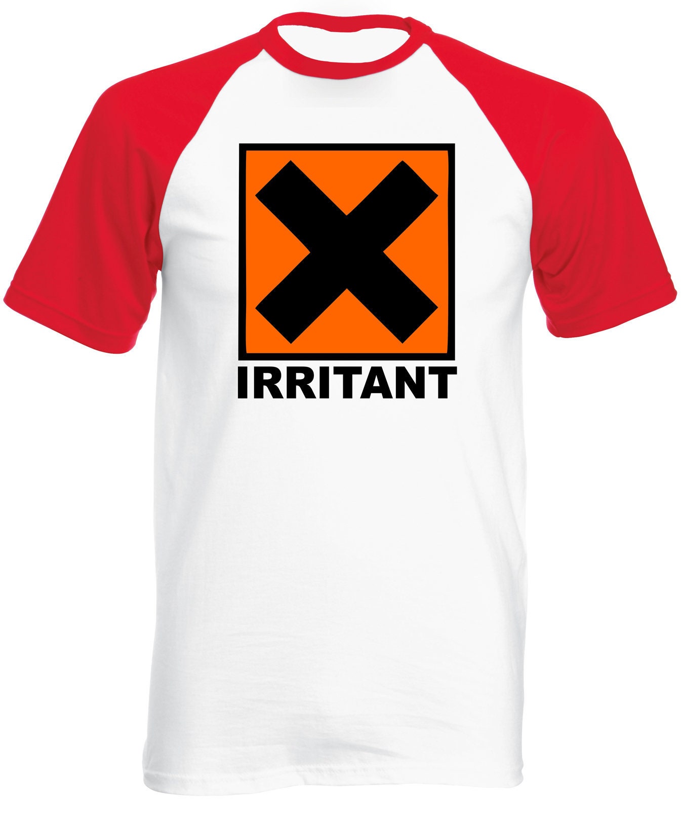 Image of Mens Irritant Symbol Baseball Shirt