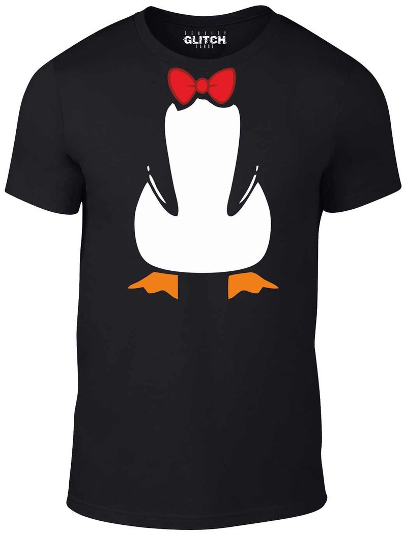 Reality Glitch Men's Penguin Suit T-Shirt image 1
