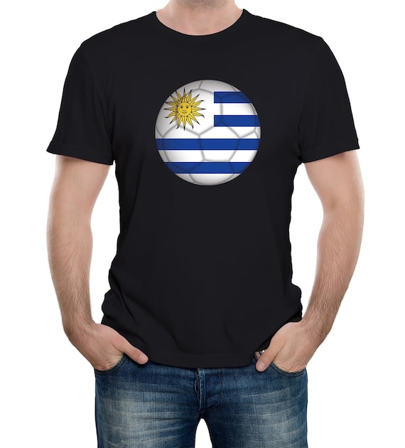 Mens Uruguay Football Supporter T-Shirt World Cup Euros Copa America Country