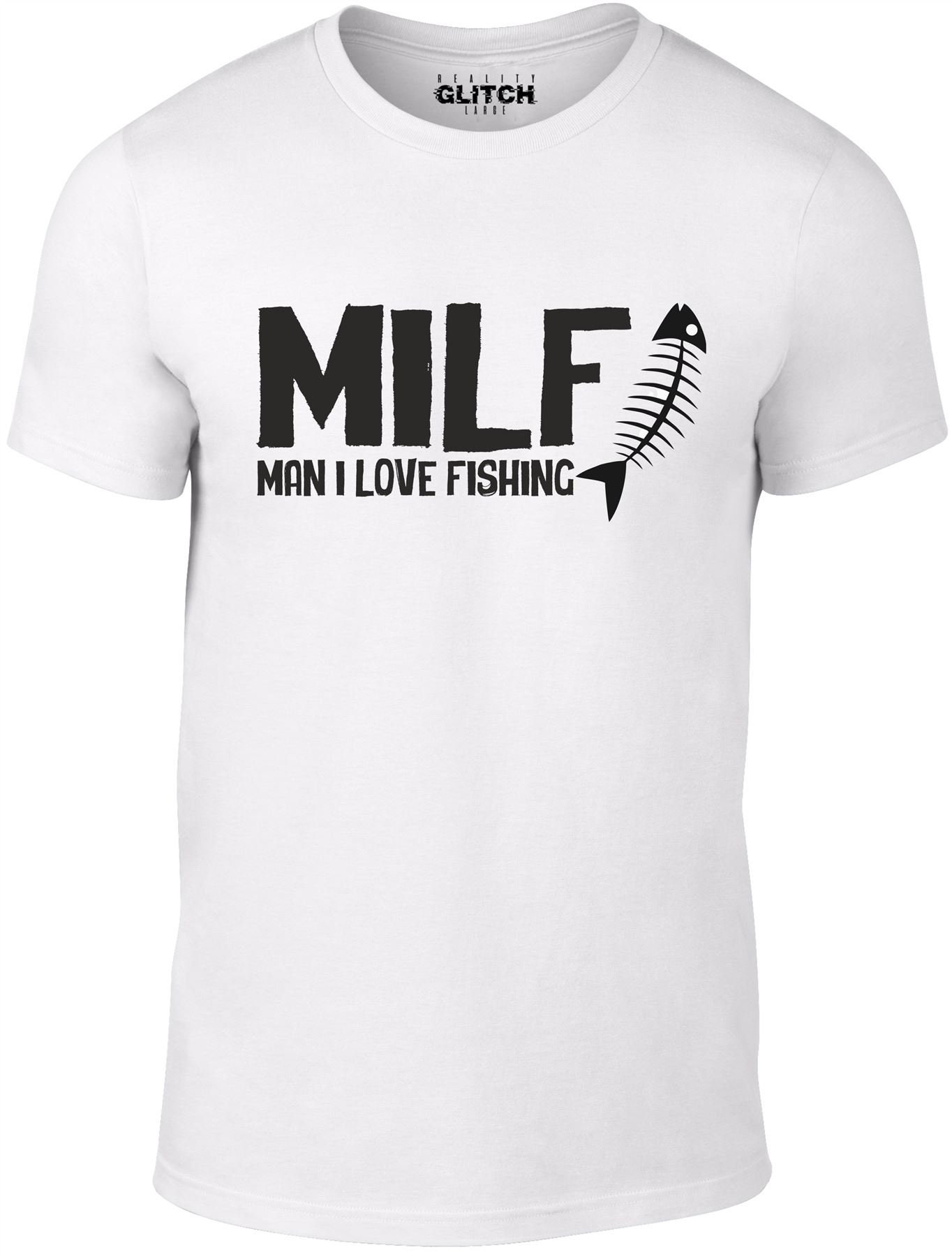 Reality Glitch Men's Man I Love Fishing (MILF) T-Shirt