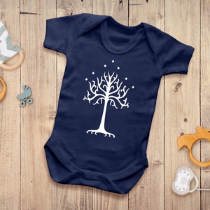 Reality Glitch Tree Of Gondor Babygrow