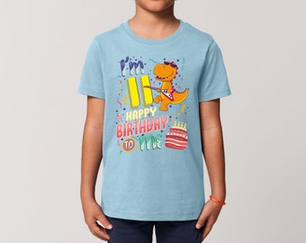 Kids I'm Eleven Happy Eleventh Birthday T-Shirt Celebration Gift Boy Girl Party