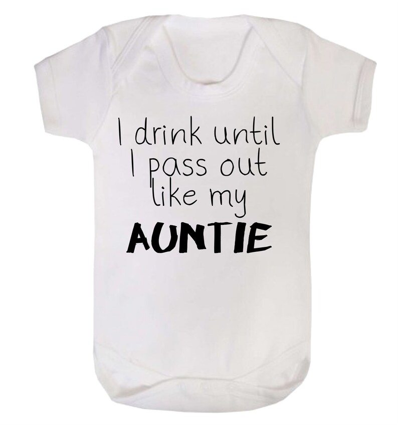 Reality Glitch I Drink Until I Pass Out Like My Auntie Babygrow