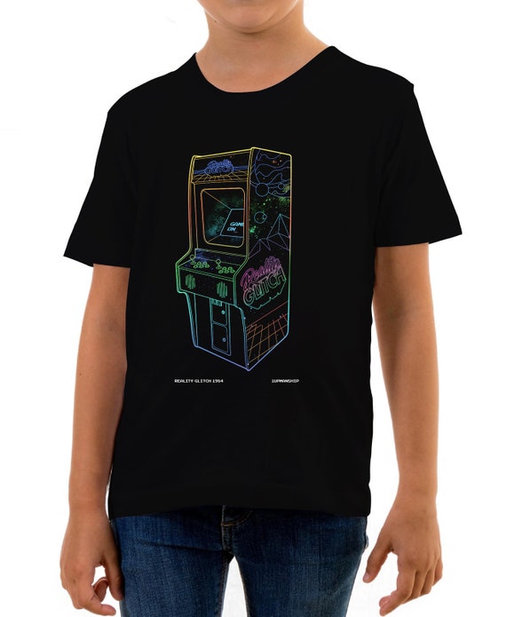 Kids 1 UP Neon Retro Arcade T-shirt 