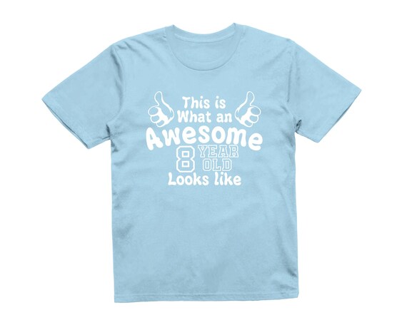 8 Year Old Birthday T-shirt, Kids Gift - Etsy Canada
