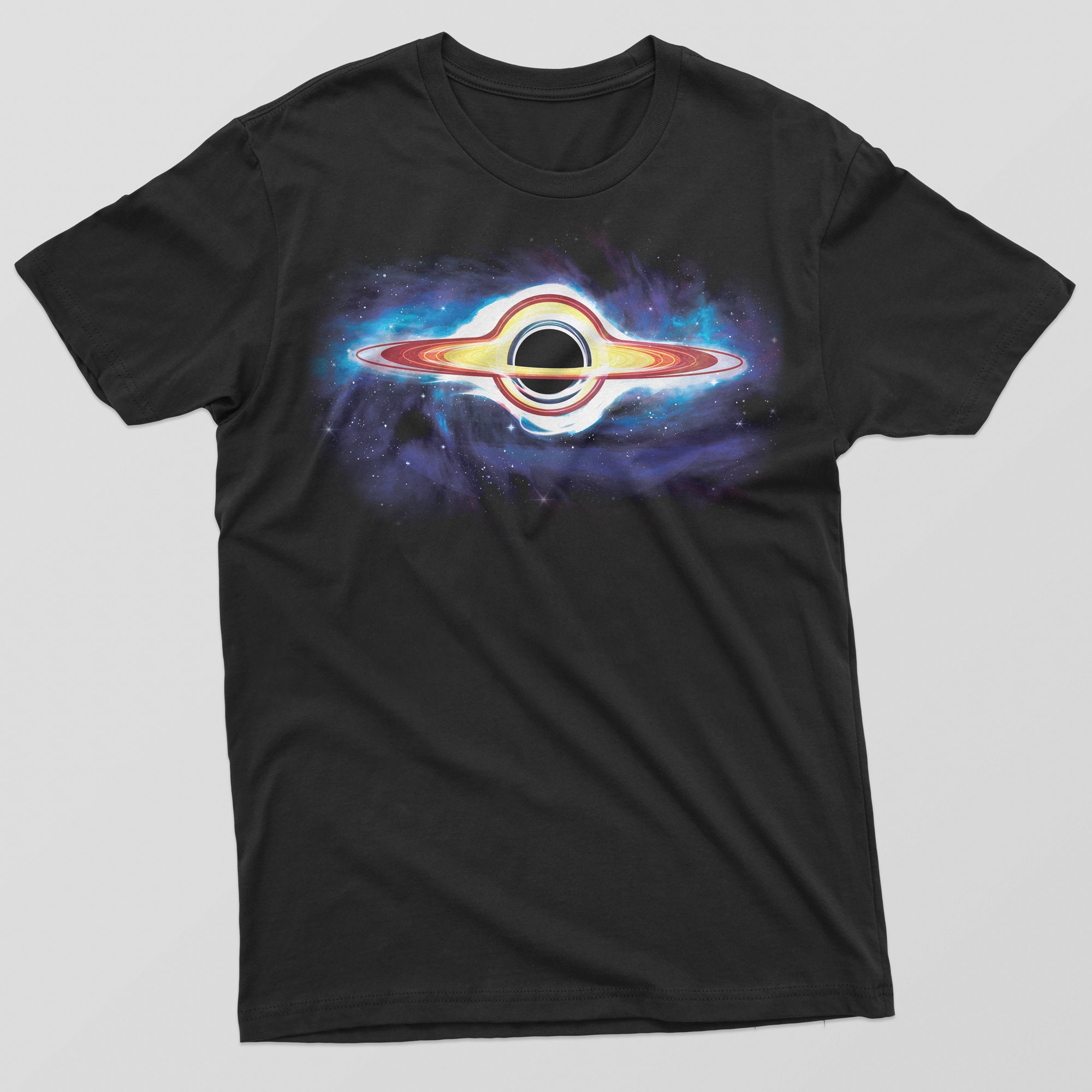 Mens Black Hole Event Horizon T-shirt Astronomy Space Science