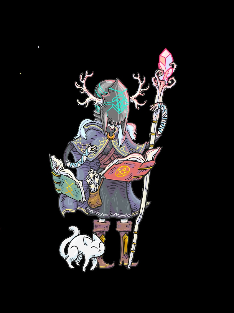 Custom Illustrated D/&D Character Portrait