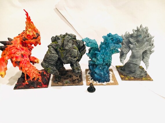Titanic Earth Elemental Resin Miniature