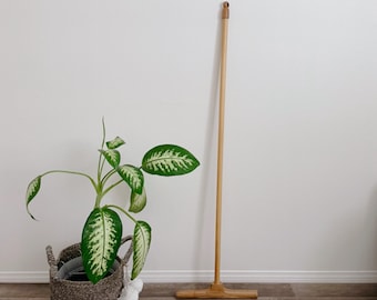 Adult Minimalist Eco Friendly Mop | Solid Wood Mop | Zero Waste Bathroom | Zero Waste Kitchen | Zero Waste Home | Compostable Wooden Mop