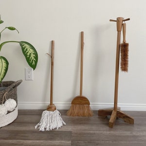 Kids broom and mop top