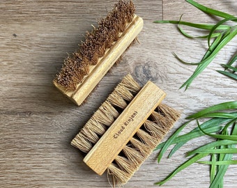 Natural Nail Brush | Hands and Feet Brush Coconut Bristle | Eco Friendly Nail Brush | Exfoliating Vegan Nail Brush | Spa Manicure Pedicure