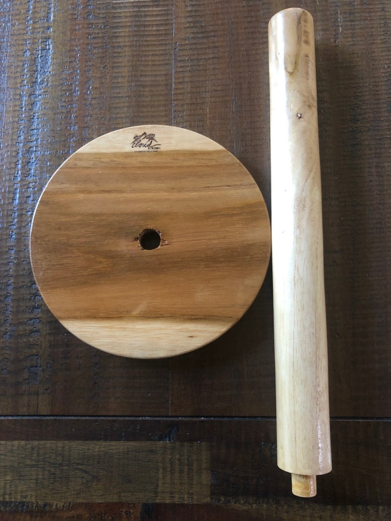 Wooden Paper Towel Dispenser Unpaper Towel Holder Solid Etsy