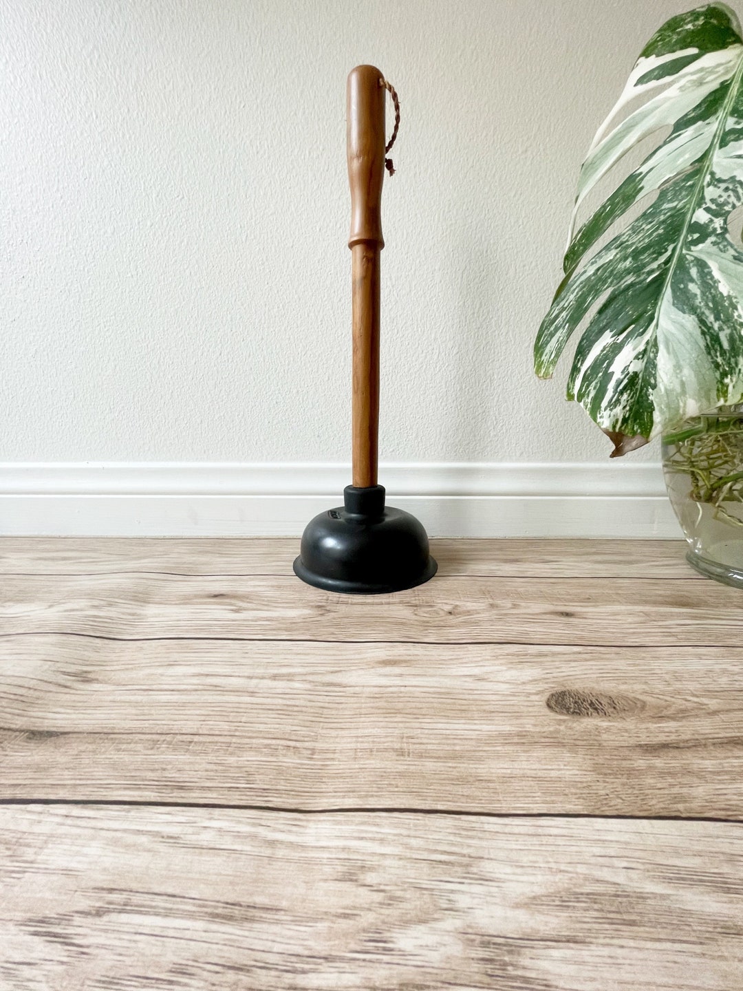Wood Handle Toilet Plunger | Eco Friendly Bathroom | Wooden Toilet ...