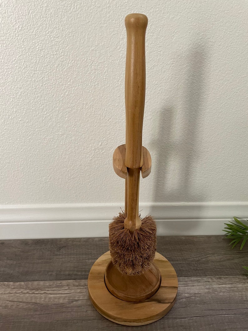 Plastic Free Toilet Brush Set Eco Friendly Toilet Brush Etsy