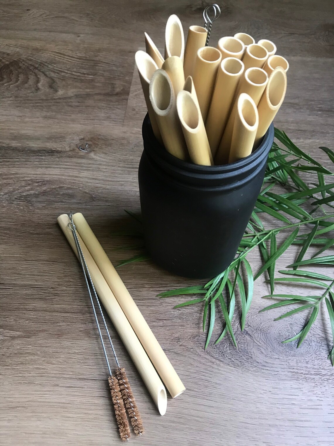 Reusable Organic Bamboo Drinking Boba Straws Boba Drinking Etsy