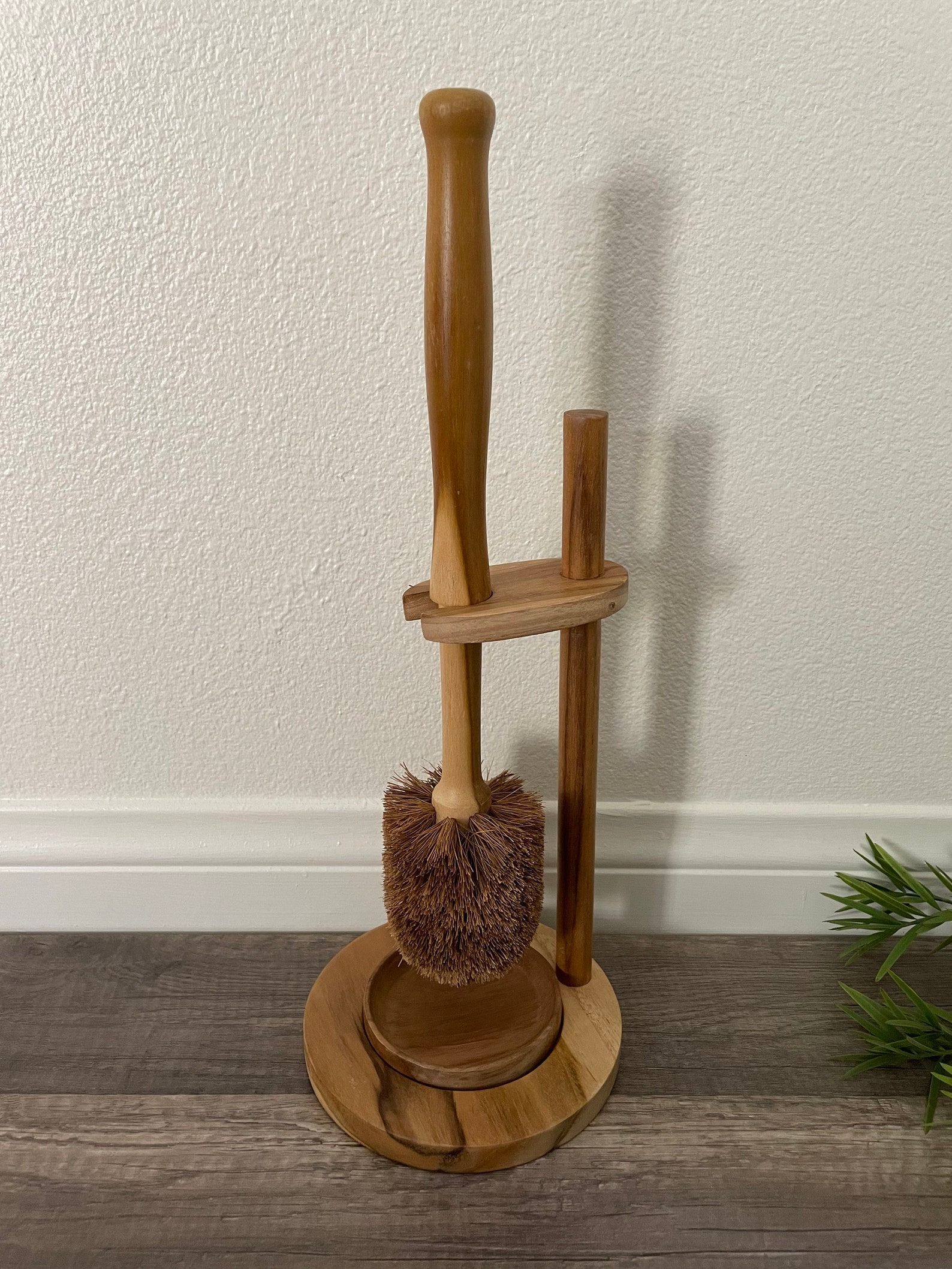 Plastic Free Toilet Brush Set Eco Friendly Toilet Brush Wooden