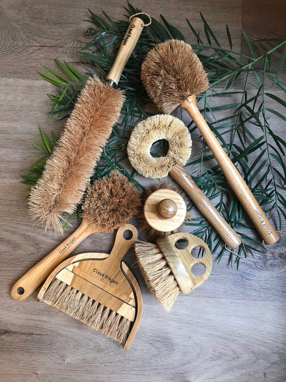 Wood Cleaning Brush, Eco Friendly Dish Cleaning Brush