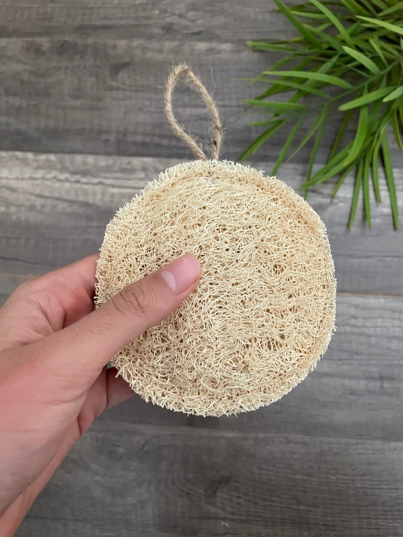 Set of 3 Loofah Sponge Eco Friendly Bath Sponge Zero Waste Etsy