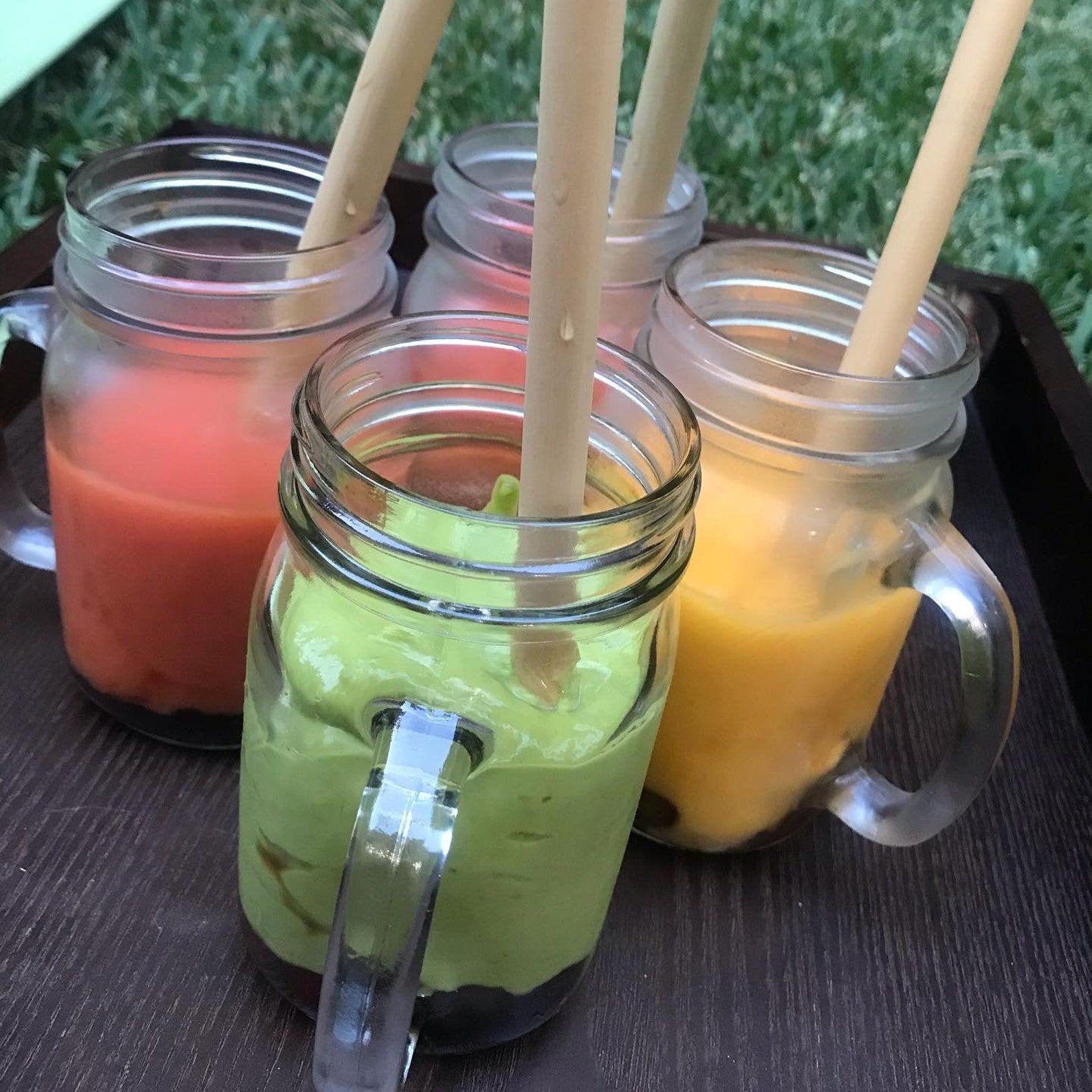 Reusable Organic Bamboo Boba Straws Boba Drinking Straw With Etsy
