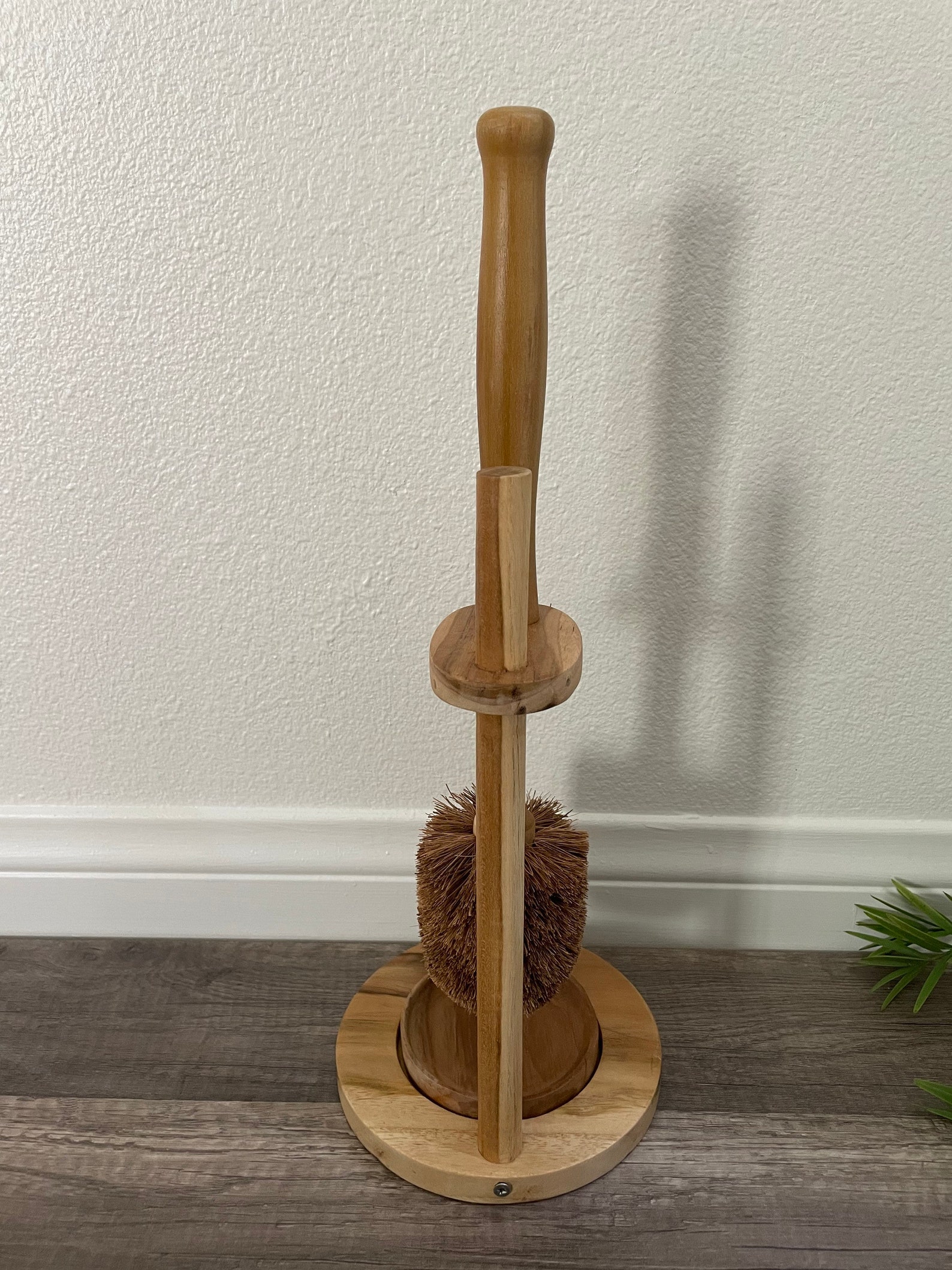Plastic Free Toilet Brush Set Eco Friendly Toilet Brush Wooden Toilet ...