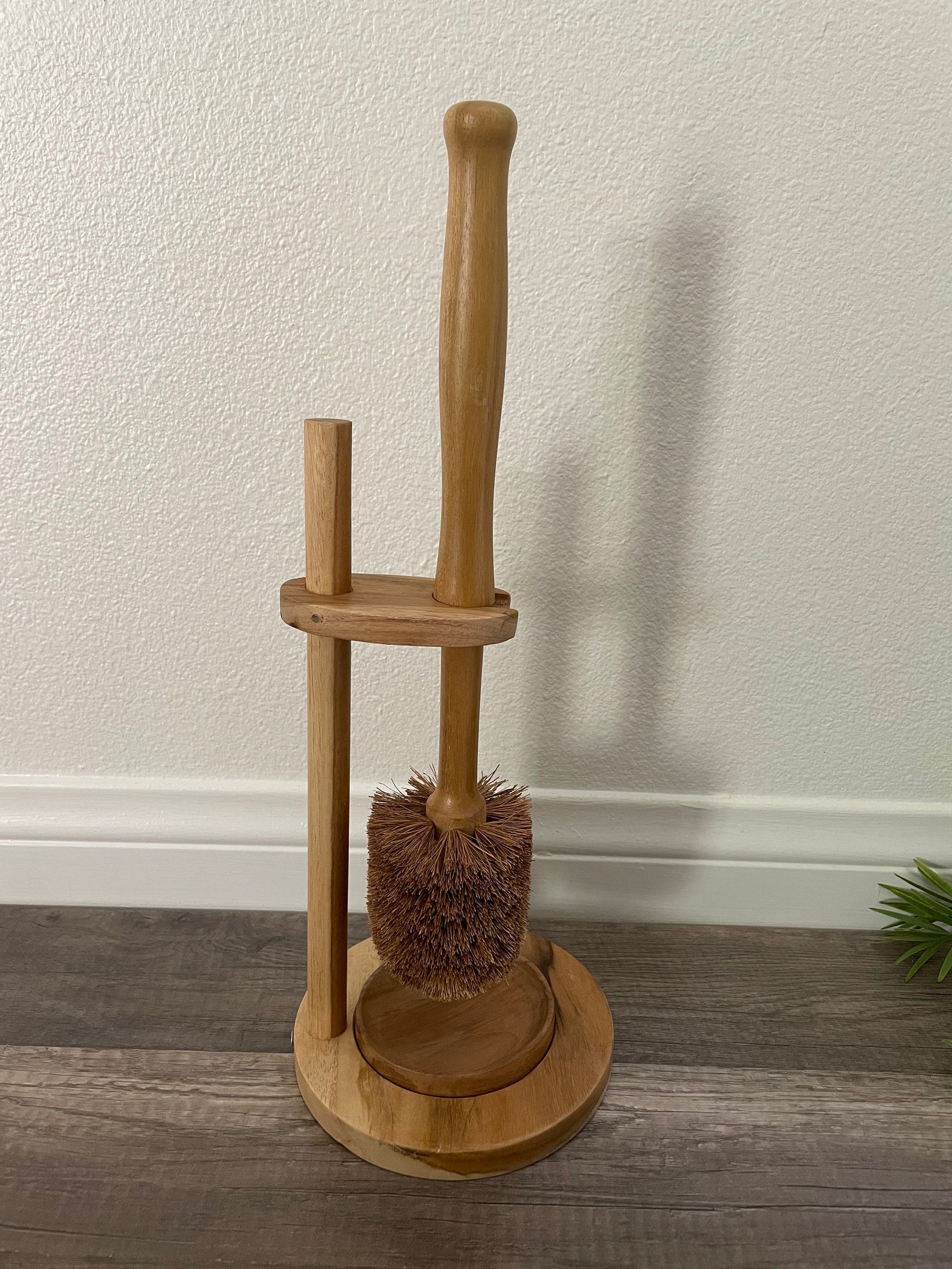 Plastic Free Toilet Brush Set Eco Friendly Toilet Brush Wooden Toilet ...