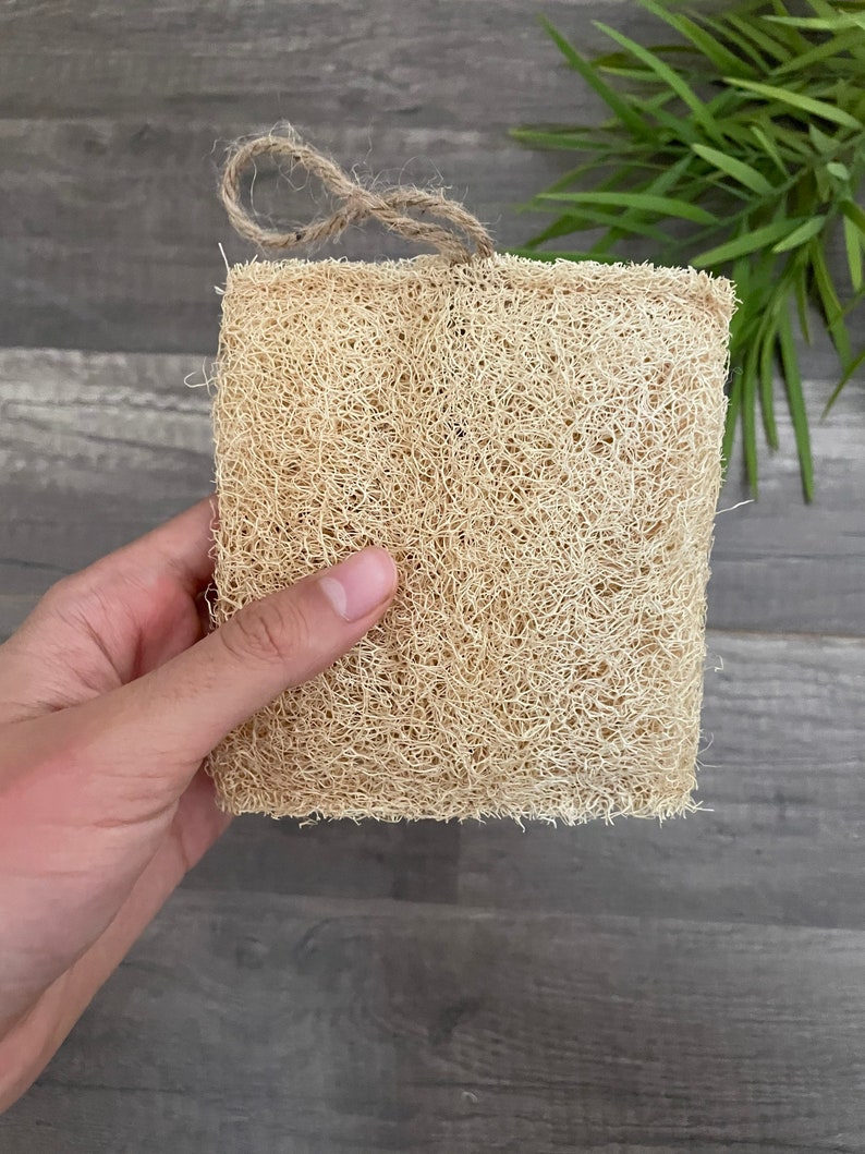 Set of 3 Loofah Sponge Eco Friendly Bath Sponge Zero Waste Etsy