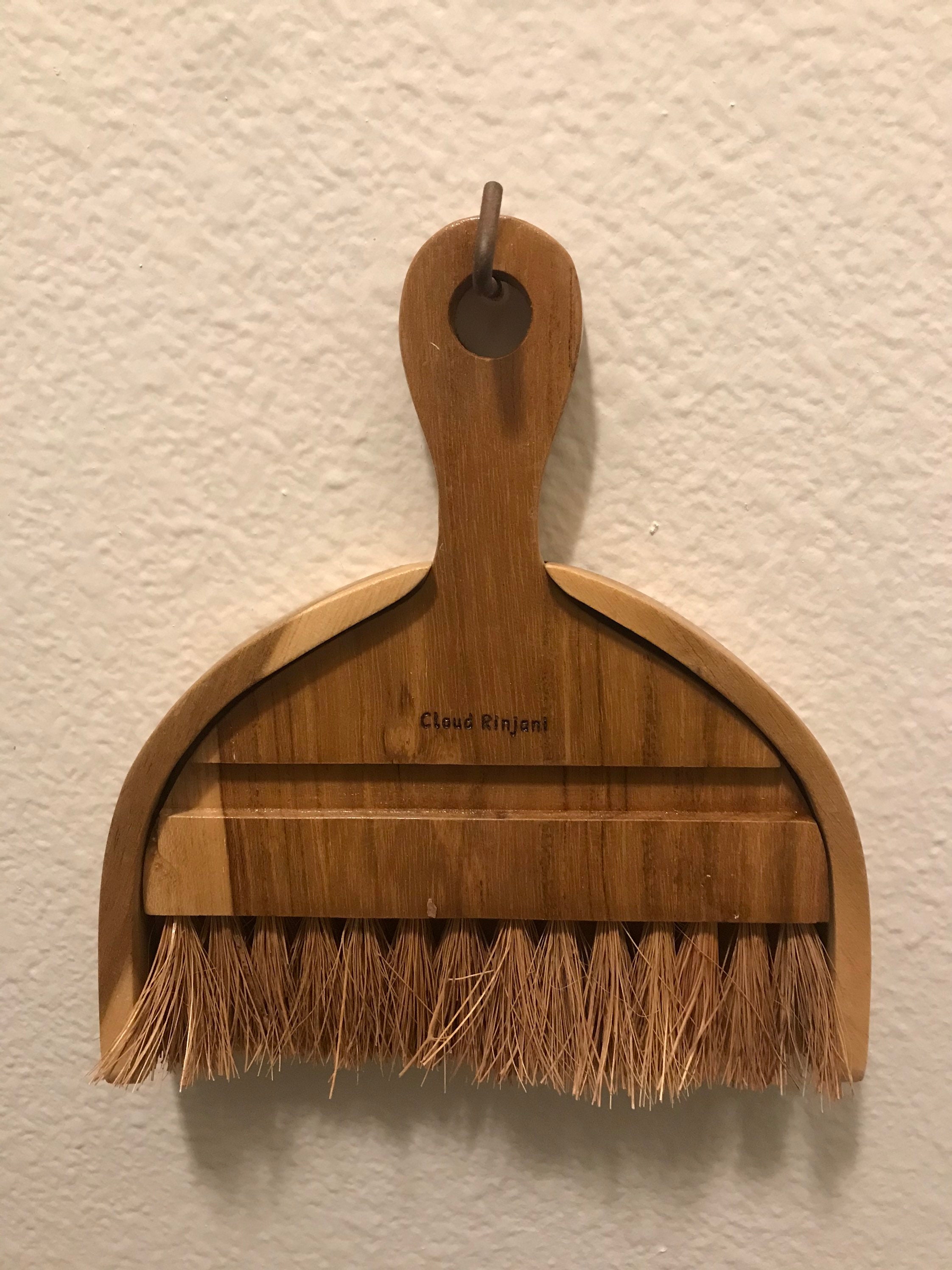 Classic Wooden Dustpan with Brush Eco Friendly Dustpan Set Etsy