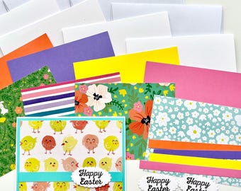 Easter Card Making Kit for Kids and Adults, Make Your Own Greeting Cards