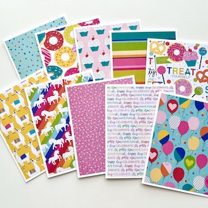 Cartes d'anniversaire, lot de 10 cartes d'anniversaire, cartes d'anniversaire faites main