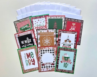 Christmas Card Kit for Adults and Kids DIY Greeting Cards