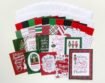 Nutcracker Christmas Card Making Kit: 10 DIY Holiday Cards