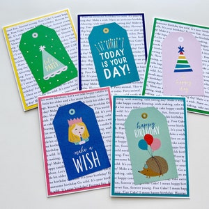 Cartes d’anniversaire faites à la main, Cartes Bday pour enfants, Ensemble de cartes Joyeux anniversaire