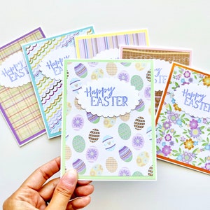 Joyeuses Pâques Cartes de voeux faites main