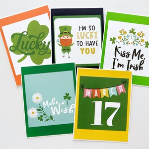 Lot de cartes de voeux pour la Saint-Patrick