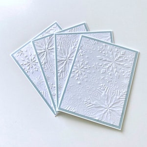 Jeu de cartes de Noël en relief, cartes de Noël faites main avec enveloppes, jeu de cartes de correspondance hiver